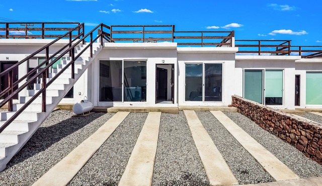 Dog-friendly retreat with ocean-view rooftop deck, pool, hot tub, & kitchen in Rosarito