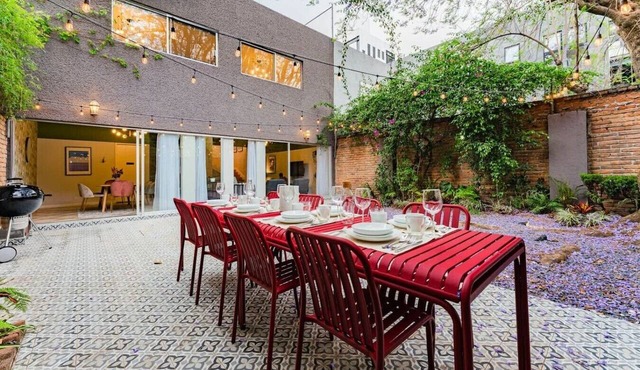 Family Home with Private Patio & City Views in Mexico City
