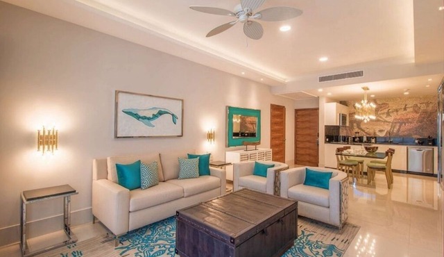 Garza Blanca Cancun 2BR Suite Full Kitchen 1980 avg. sq. ft. Max:6 guests in Cancún