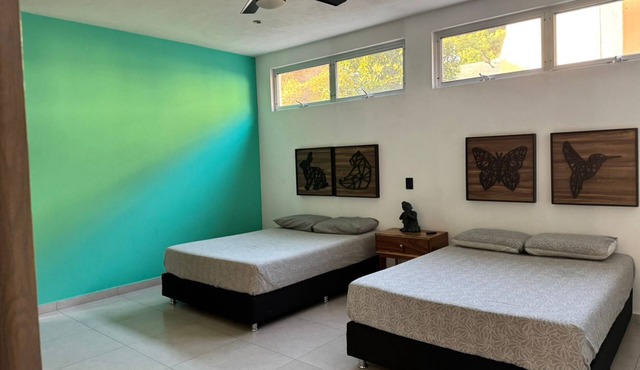 Lake view apartment, ideal for home office. in San Juan Cosalá
