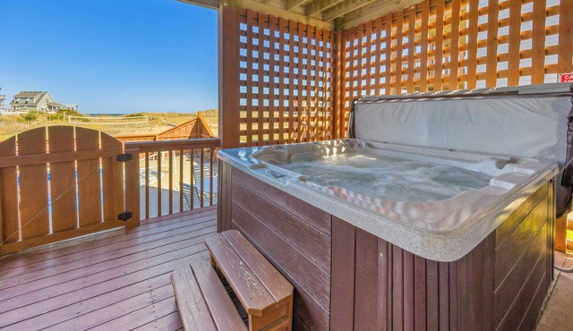 Oceanfront Dog Friendly Rodanthe Home w/Pool, Hot Tub, Game Room, Home Theater in Rodanthe