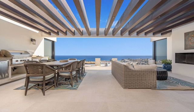 Peaceful Ocean View Retreat with Private Pool at Quivira in Cabo San Lucas
