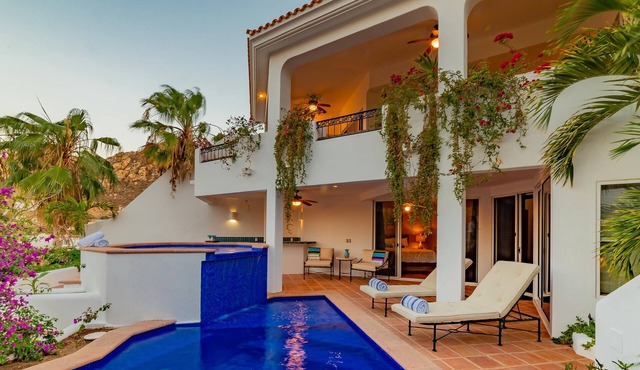 Pedregal Villa w/Pool, Hot Tub, Walk to Town, Near Swim Beach & Ocean Views in Cabo San Lucas