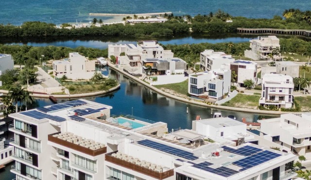 Penthouse in Puerto Cancún with a Beach and Dock on the Property. | Sleeps 10. in Puerto Cancun