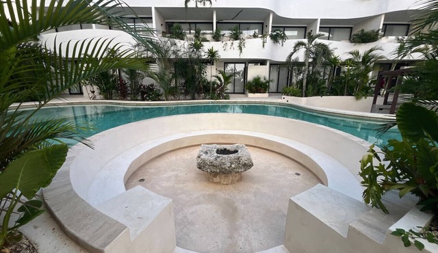 PH de 2 rec, gim, cine y jacuzzi privado en Tulum in Tulum