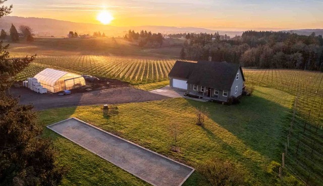 Picturesque Vineyard and Valley Views, Quiet and Private Setting, Huge Deck, *Complimentary Wine* in Newberg