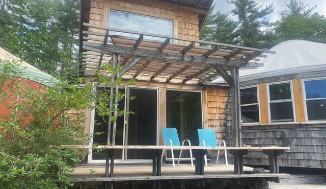 Private yurt complex near town in Conway