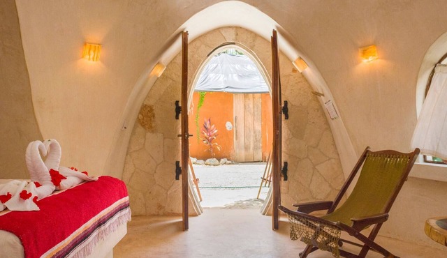 Room-unique Jungle Dome Ik in Tulum