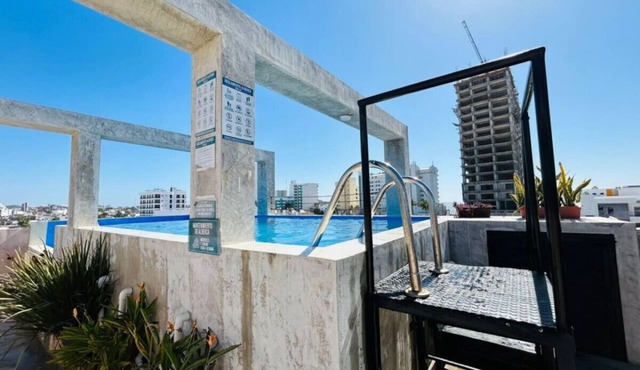 Soho 3 B one block from the beach in Mazatlán