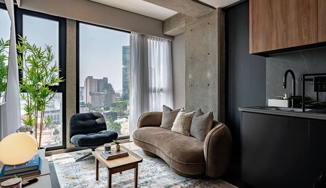 Stay Together: 3 Apts, Rooftop & Gym Near Reforma in Mexico City