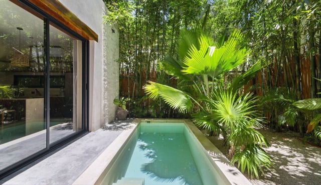 Stunning 2-Bedroom Villa with 2 Private Pools & Nature-Inspired Amenities in Tulum