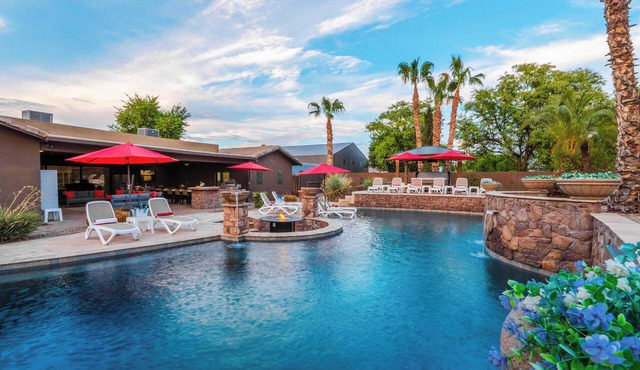 "The Ultimate Escape" over 1 Acre w/Massive Pool! Pickleball, and Putting Green! in Gilbert