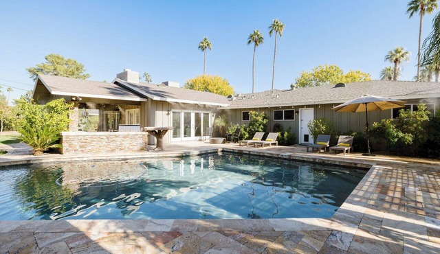 The Westwind | Central Phoenix Boho Home w/Pool, Spa & Casita in Phoenix