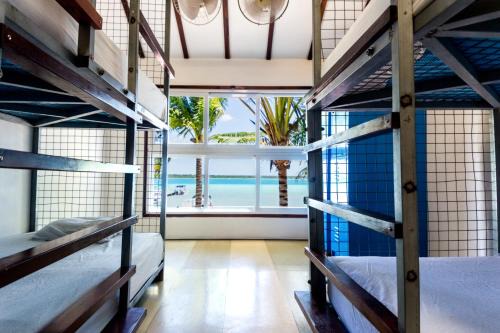 The Yak Lake House Hostal Bacalar - Front Lagoon in Chetumal