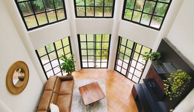 Villa in Playacar with a view of the golf course—5-minute walk to the beach and 5th Avenue in Playa del Carmen