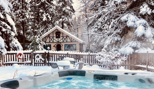 Waterfront chalet - Lake La Sapiniere, Village Suisse Resort, heart of Val-David in Val-David