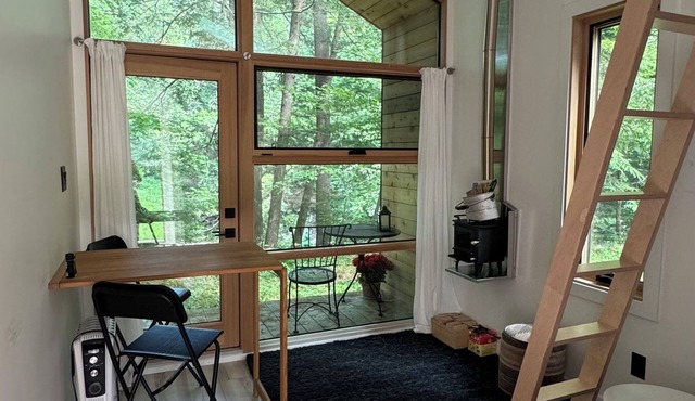 Wellness Getaway with a Personal Sauna, and Private River Beach! in Newfane