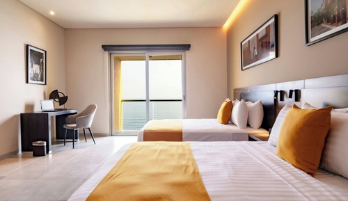 Deluxe Room, 2 Queen Beds, Balcony, Ocean View