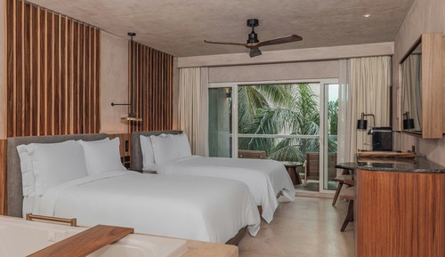 Standard Room, 2 Double Beds, Balcony