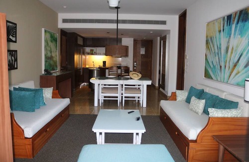 Villa Juarez Resort | Luxurious 1 BR Suite with Kitchen/Living Room, Balcony with Plunge Pool