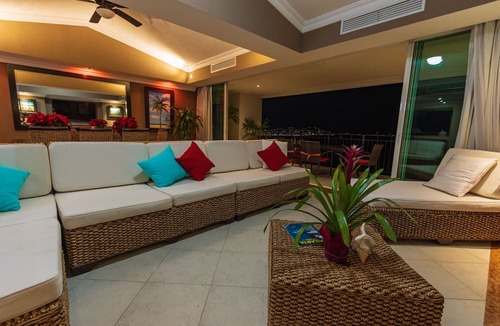 South Hotel Zone Condo | 4 BDR/4 Bath Ocean front Condo at Grand Venetian, Puerto Vallarta