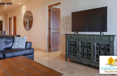 Cabo San Lucas Condo | CCV Quivira-Luxury 2BR Ground Floor Penthouse Condo w/Large Terrace.