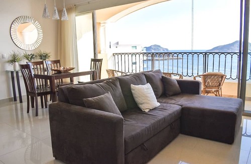 Marina Mazatlan Condo | BEACHFRONT 2 BEDROOM CONDO IN LAS GAVIAS RESORT - Sleeps 6