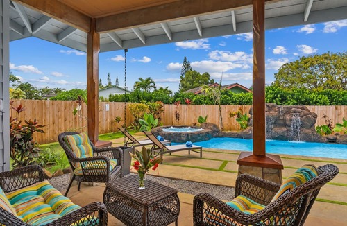 Princeville House | Luxury Princeville Retreat, Private Pool & Spa, 4 Bedrooms & 4 baths, Sleeps 10