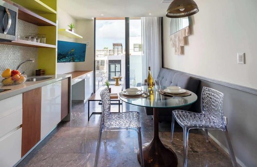 Zazil-ha Condo | Oceanfront 2BR, Rooftop Pool, Gym, Walk to Beach