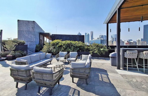 Roma Norte Apartment | Luxury loft Roma Norte with pool, gym, AC & cowork