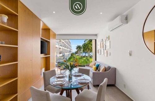 Flamingos Apartment | Aria Ocean 1BR Pool View in Nuevo Vallarta