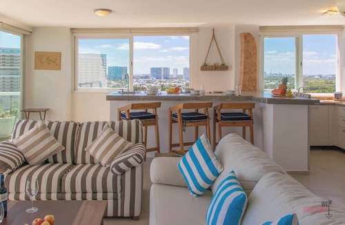 Downtown Cancun Condo | 3-bedroom condo in marvelous Cancún with AC