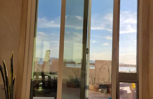 El Sargento Apartment | Cozy 1-bedroom studio with amazing sunrise view of Cerralvo - with AC-