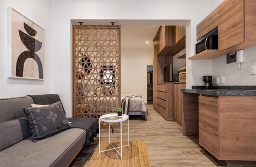 Roma Sur Apartment | 1) Loft Eugenia: Private King Size Bed Roma Sur