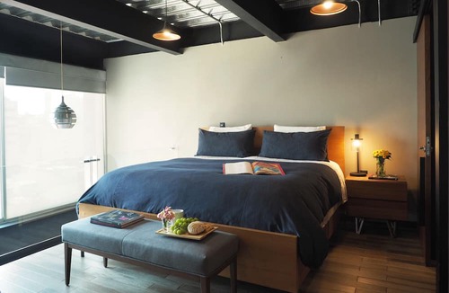 Polanco Apartment | Luxury Industrial-style with Balcony in Polanco, Mexico City.