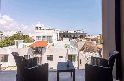 Zazil-ha Apartment | Heart of Playa 5th Ave: Ocean Views & Beach Access