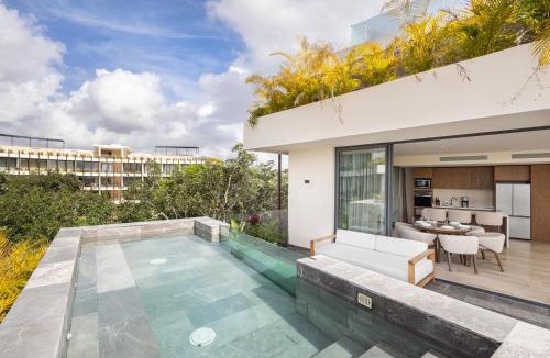 Tulum Apartment | 2BR Jungle Penthouse Private Pool