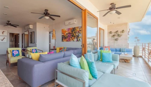 Residences by Pinnacle Unit 501 3BD Condo for rent in Old Town, Puerto vallarta in Puerto Vallarta