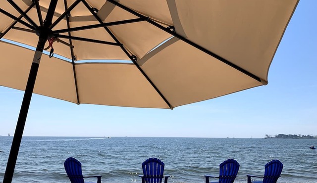 Beachfront house on Long Island Sound in Milford
