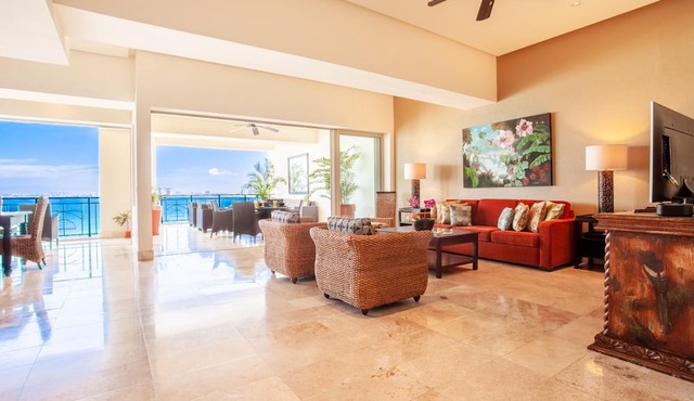 Beach Front! In Molino de Agua 806 3BD Condo for rent in Los Muertos Beach, Puer in Puerto Vallarta