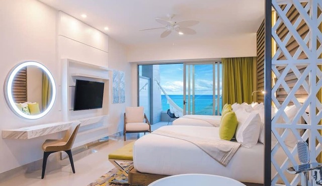 Cozy 1-bedroom condo in perfect Cancún with cool AC and gym in Cancún