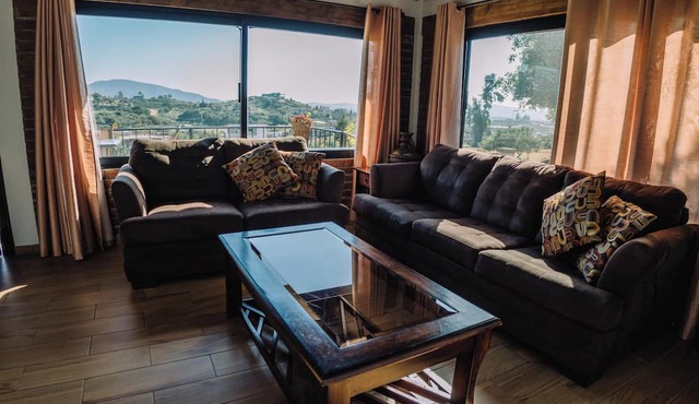 Merlot Cabin With Panoramic Vineyard View in Quinta Sofia Valle de Guadalupe in Ensenada