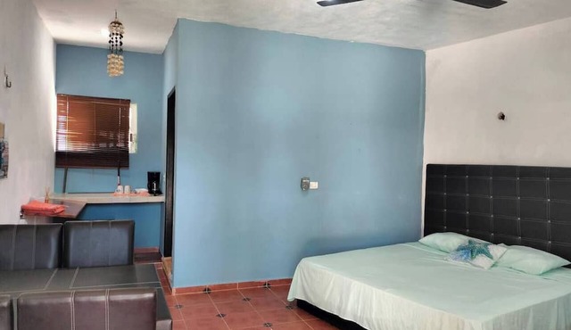 Villa Gabriela #1 family room, 3 min from the beach in Celestún