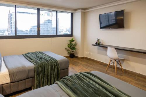 Posh Polanco Stay TVs and Desks in Each Room in Mexico City
